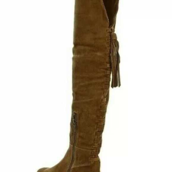 Frye Deep Olive Green Over the Knee Boots - Picture 5 of 9